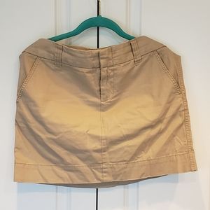 Gap Chino Khaki Mini Skirt, sz 10